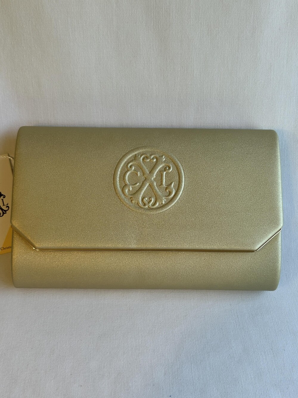 CXL by Christian Lacroix Clutch Detachable Chain Womens Gold Madison Smooth